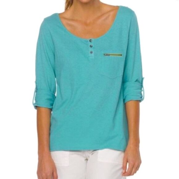 PRANA Jess Organic Cotton Top Size Medium - Picture 1 of 7
